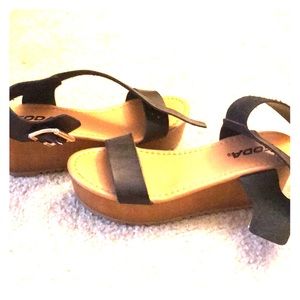 Brand New Soda High Rise Sandals